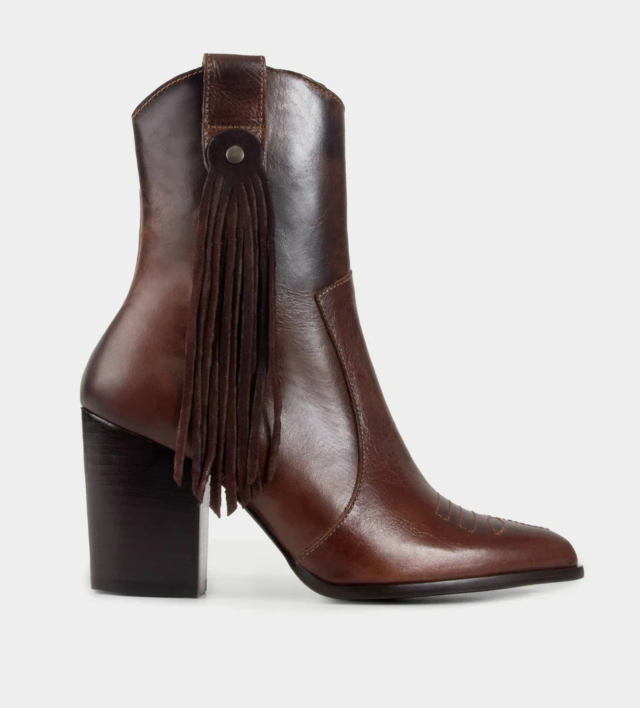 Botines de piel